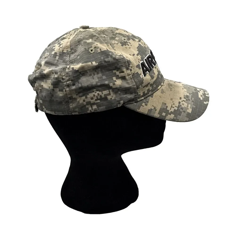 USAF US AIR FORCE Hat Military Baseball Cap Digital Camo Snapback USA VGC